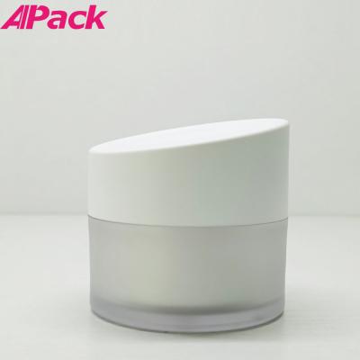 J1 30g frosted cosmetic jar